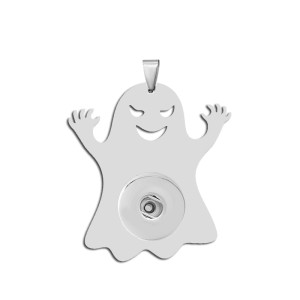 （Delivery time of 7 days）5 styles Stainless steel Christmas Halloween Pendant fit 20MM Snaps button jewelry wholesale
