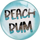 20MM Faithful love Print glass snaps buttons  DIY jewelry