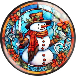 20MM Halloween Print glass snaps buttons  DIY jewelry