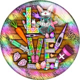 20MM Nurse teacher Print glass snaps buttons  DIY jewelry