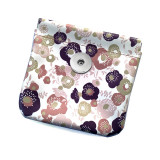 Cable storage bag automatically closes cable headset mini portable digital bag fit 18mm Snaps button jewelry