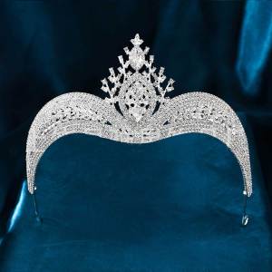 Alloy Crystal Crown Wedding Ball Party Bridal Crown