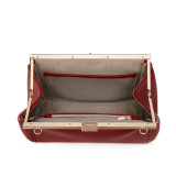 Fashionable diagonal cross bag PU with clip mouth bag fit 20MM Snaps button jewelry wholesale
