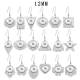 Stainless steel Earrings fit 12MM Snaps button jewelry wholesale