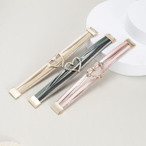 Valentine's Day Love Bracelet Multi layer Leather Rope Woven Bracelet