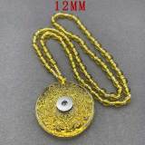 Ping An Buckle Pendant Imitation Jade Glass Ping An Necklace fit 12MM Snaps button jewelry wholesale