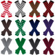 COSPLAY Christmas Long Arm Cover Open Finger Gloves Decorative Gloves