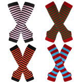 COSPLAY Christmas Long Arm Cover Open Finger Gloves Decorative Gloves