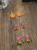 Halloween Earrings Set Pumpkin Ghost