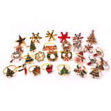 Christmas Elk Flower Bell Snowflake Napkin Ring Hotel party Christmas Decoration Napkin Button