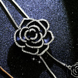 Rose Water Diamond Long Necklace