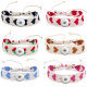 Valentine's Day Double-sided embroidery love  Bracelet fit  20MM Snaps button  wholesale