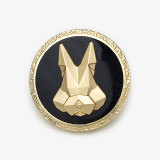 22MM Stereoscopic Rabbit  Easter Metal snap button charms