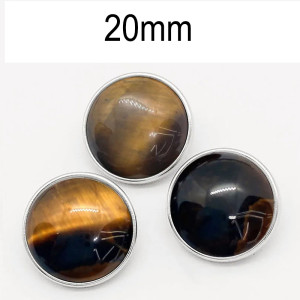 20MM snap Natural stone turquoise snap buttons