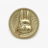 22MM Stereoscopic Rabbit  Easter Metal snap button charms