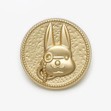22MM Stereoscopic Rabbit  Easter Metal snap button charms