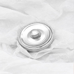 22MM Thanksgiving Maple Leaf Rhinestone Metal snap button charms