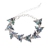 Animal Whale Seahorse Penguin Butterfly Shell Abalone Shell Bracelet Foot Chain Dual Use