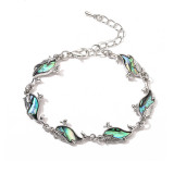 Animal Whale Seahorse Penguin Butterfly Shell Abalone Shell Bracelet Foot Chain Dual Use