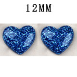 12MM love  Resin snap button charms