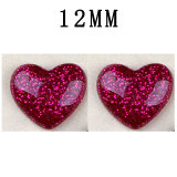 12MM love  Resin snap button charms