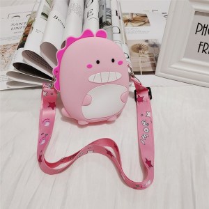 Silicone dinosaur Cartoon Bag Shoulder Bag Children's Cute Crossbody Bag