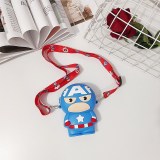 Silicone Marvel Hero Cartoon Bag Shoulder Bag Children's Cute Crossbody Bag