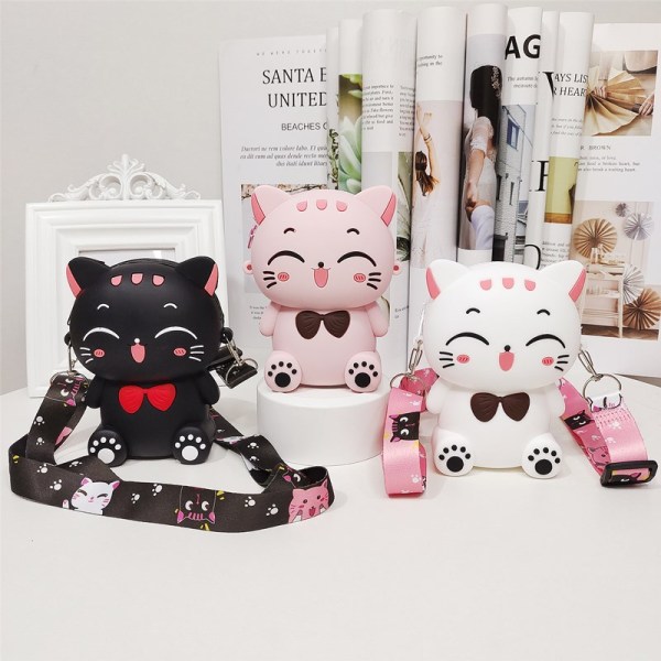 Silicone Cats Cartoon Bag Shoulder Bag Children's Cute Crossbody Bag