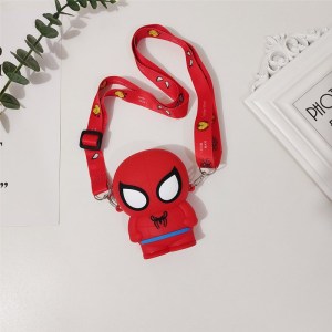 Silicone Marvel Hero Cartoon Bag Shoulder Bag Children's Cute Crossbody Bag