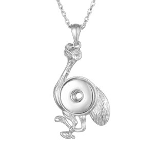 Metal Pendant 60CM Necklace for 20mm Snaps button jewelry wholesale