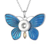 Metal Pendant 60CM Necklace for 20mm Snaps button jewelry wholesale