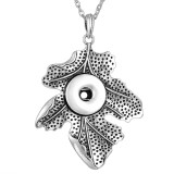 Metal Pendant 60CM Necklace for 20mm Snaps button jewelry wholesale