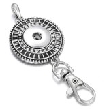 snap sliver hook Pendant  fit 20MM snap button jewelry