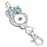 snap sliver hook Pendant  fit 20MM snap button jewelry