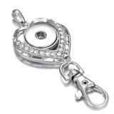 snap sliver hook Pendant  fit 20MM snap button jewelry