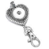 snap sliver hook Pendant  fit 20MM snap button jewelry