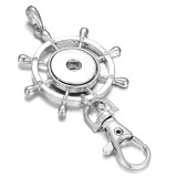 snap sliver hook Pendant  fit 20MM snap button jewelry