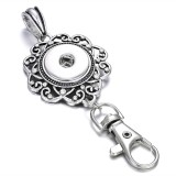 snap sliver hook Pendant  fit 20MM snap button jewelry