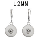 Earrings fit 12MM Snaps button jewelry wholesale