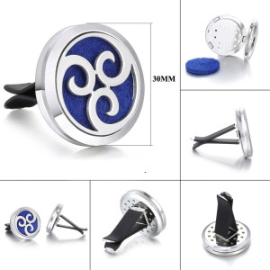 Stainless steel Alloy hollow car bracket car aromatherapy air outlet clip life tree car aromatherapy clip perfume dispenser
