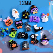 12MM Halloween resin snap button charms