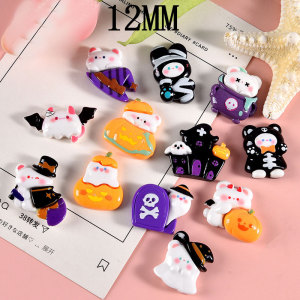 12MM Halloween resin snap button charms