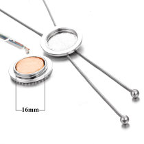 Diamond Aromatherapy Essential Oil Necklace Stainless Steel Alloy Tassel Sweater Chain