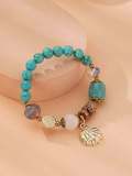 Shell Natural Stone Beaded Bracelet
