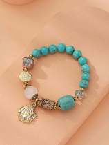 Shell Natural Stone Beaded Bracelet