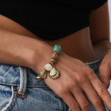 Shell Natural Stone Beaded Bracelet