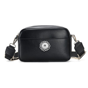 Large capacity outdoor leisure one shoulder small square bag crossbody bag fit 20MM Snaps button jewelry wholesale