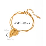Stainless steel love bracelet