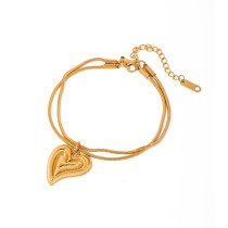 Stainless steel love bracelet