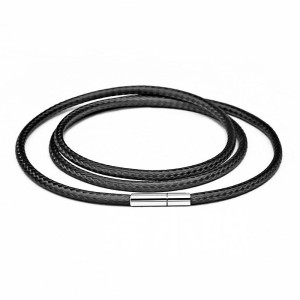 50pcs/lot Stainless steel buckle necklace rope wax rope wholesale